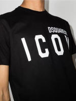 Dsquared2 camiseta clásica camiseta de manga corta con estampado de letras para hombre blanco - details 5