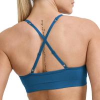 Bralette de tirantes sin esfuerzo para mujer, ropa interior deportiva de LICRA sin costuras, elástica, transpirable, mejora el pecho, ocio - details 4