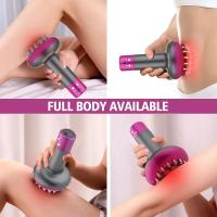 Máquina de drenaje linfático, cepillo de masaje corporal meridiano eléctrico, microcorriente, anticelulitis, aparato de fisioterapia Guasha - details 7