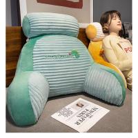 Cojín de noche suave cojín trasero grande almohada sofá cama dormitorio de lectura largo sentado cintura soporte artefacto - details 11