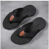 Chanclas de marca de alta calidad a la moda para hombre, chanclas de playa de verano, zapatillas de playa gruesas transpirables informales para hombre al aire libre - details 3
