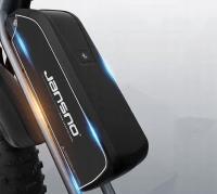 Jansno X50P Bicicleta Eléctrica,Motor de 750W,Batería de 48V 16Ah,Pneus anchos de 20*4.0pulgadas,Velocidad máxima de 48km/h, Autonomía eléctrica pura de 40-50km, SHIMANO de 7 velocidades, Frenos de disco mecánicos, Pantalla LCD- Negro - details 2