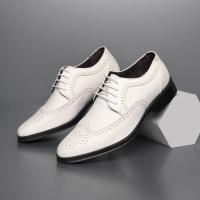 Zapatos de cuero de los hombres,zapatos formales de negocios,estilo británico,Casual Plus Size,zapatos de hombre - details 5
