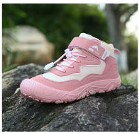 Botas de senderismo tobilleras de marca para niños, zapatillas de senderismo antideslizantes, calzado de escalada de montaña al aire libre, calzado deportivo Unisex para niños - details 26