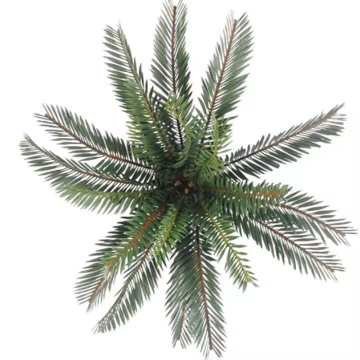 Rama de palmera Artificial de 45cm, planta Tropical, hojas de árbol de coco de plástico, plantas artificiales grandes realistas, decoración de jardín y hogar - 1