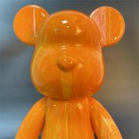DIY Painting White Embryo Fluid Plastic Hand Painting Violence Bear Toy Model Doll Parent-child Building Block Bear Doll Gift - details 6