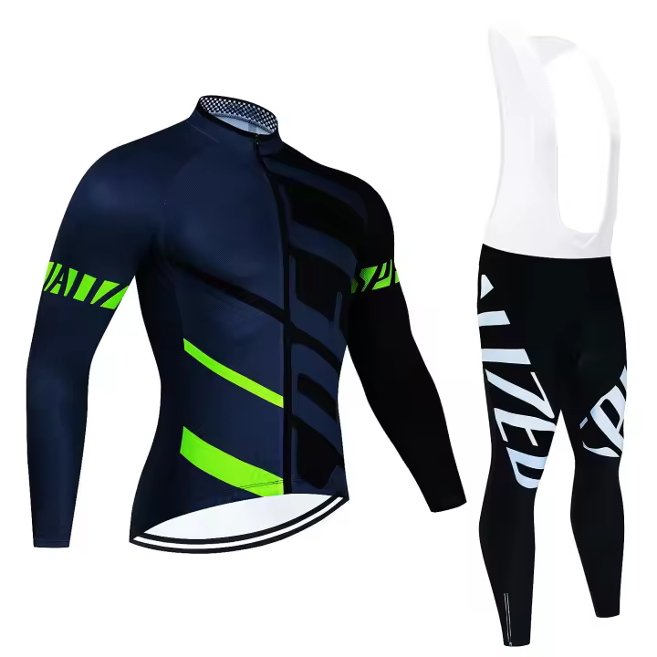 Conjunto de Ciclismo de manga larga, traje de competición de primavera y otoño, Tour de Francia, superventas - 1