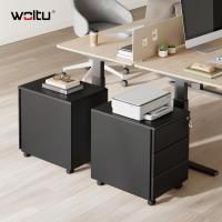 Archivador Móvil con Cerradura Cajonera con Ruedas para Archivos A4 Mueble Archivador Metálico para Oficina Blanco SK024ws - details 9