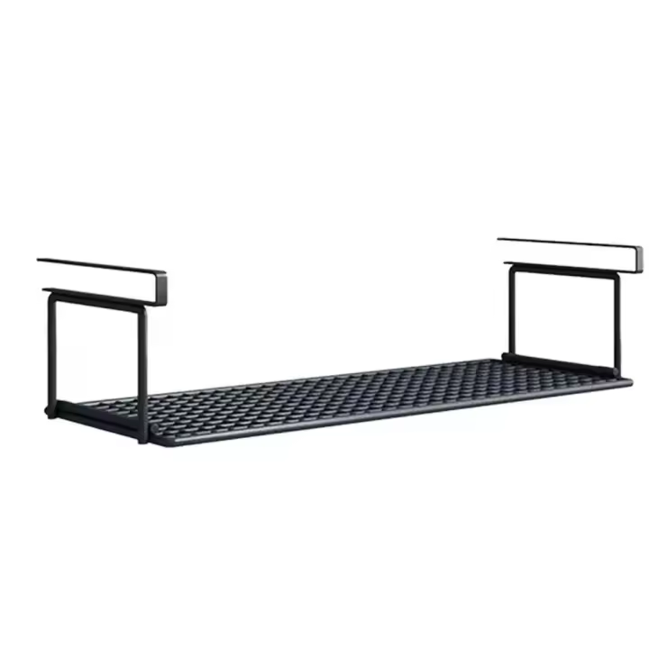 Organizador colgante resistente debajo del gabinete, estante de almacenamiento de acero que ahorra espacio, multiusos, gran capacidad, cesta debajo del estante para cocina - 1