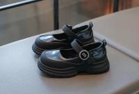 Zapatos de cuero para niños y niñas, calzado de boca baja, moda de Corea del Sur, fondo grueso, Simple, versátil, Primavera, 2024 - details 13