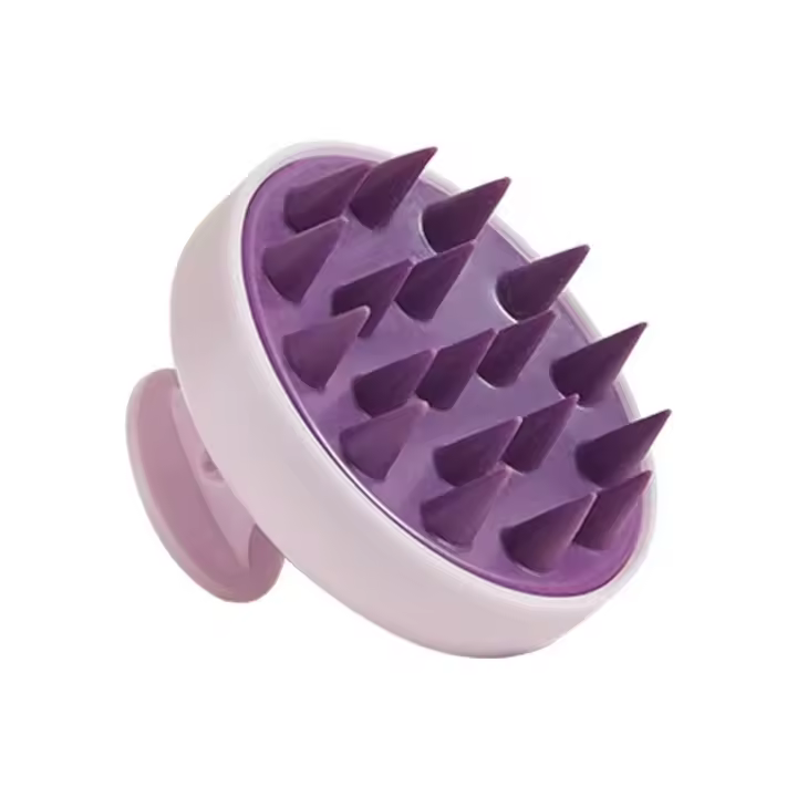 Cepillo de Silicona para Champú Peine de Masaje de Cuero Cabelludo Limpiador de Cuero Cabelludo - 1