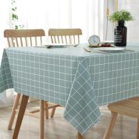 Mantel rectangular de plástico PVC grueso, impermeable, a prueba de aceite, para el hogar, cocina, mesa de comedor - details 9