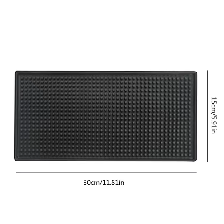 Esteras Antideslizantes Esteras para Cafetería Impermeables, Resistentes al Calor, Duraderas con Barra de Drenaje para el Hogar y Bar - 1