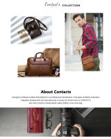 CONTACT'S crazy horse-Bolso de piel auténtica para hombre, bandolera vintage para ordenador portátil, bolso cruzado - details 19