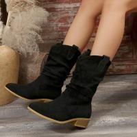 Ots de tacón apilado para mujer, ots altos de estilo caliente, de moda, talla grande - details 1