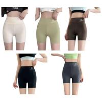 Pantalones cortos de yoga para correr y andar en bicicleta para mujer, monos deportivos transpirables, pantalones cortos de entrenamiento de verano de cintura alta para gimnasio - details 6