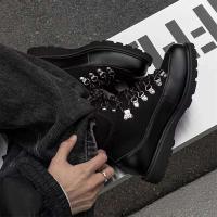 Botines de lona impermeables con cordones para hombre Martin al aire libre con diseño de moda con logotipo Dropshipping - details 6