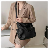 Bolso Cruzado De Hombro Para Mujer En Lona Japonesa Tote Mensajero Estilo Fashion Con Cierre De Cremallera Bolso De Mano Para Estudiantes - details 10
