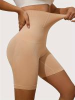 2pcs Pantalones Moldeadores de Cintura Alta para Mujer - Control de Abdomen, Levantamiento de Glúteos, Ropa Interior Adelgazante con Detalle de Cadena Metálica - details 2