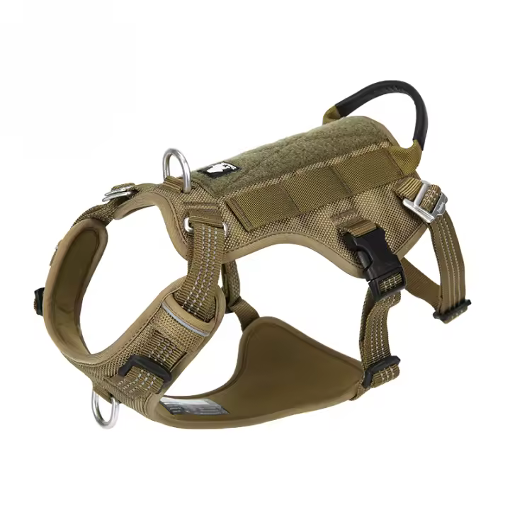 arnés para mascotas a prueba de Escape, chaleco reflectante ajustable, suave y acolchado, con asa para perro, para escalada - 1