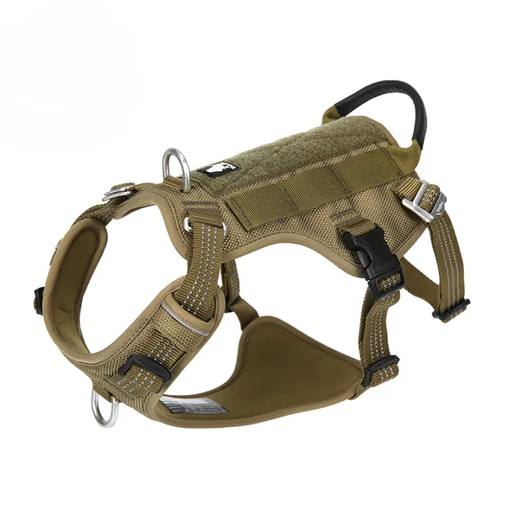 arnés para mascotas a prueba de Escape, chaleco reflectante ajustable, suave y acolchado, con asa para perro, para escalada - 1