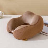 Almohada de viaje – Almohada de cuello para viajes, almohada de apoyo portátil de espuma viscoelástica, cómoda y ligera, paquete rápido para camping, cojín de descanso para dormir - details 3
