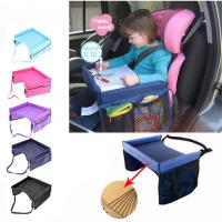 Mesa portátil de almacenamiento para coche, bandeja para aperitivos, asiento de coche para bebé, tablero de dibujo, cochecito, juguete para niños, soporte para alimentos - details 1
