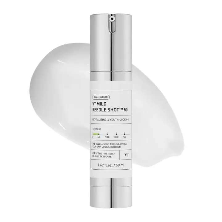 VT COSMETICS CICA Reedle Shot 300, exosoma nocturno avanzado, suero con microagujas, centella asiática, ácido hialurónico, propóleo, - 1