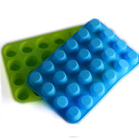 Mini sartén de silicona para pasteles, bandejas y moldes de cocina, utensilios antiadherentes para hornear, herramientas de confitería, 24 tazas - details 3