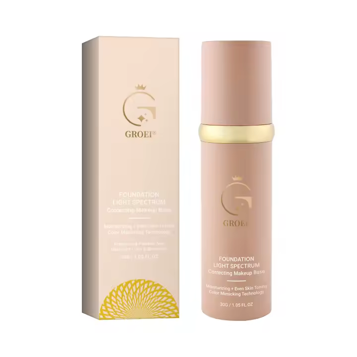 Sérum de Fundación Líquido 4-en-1 Hidratante, Cubierta Completa, Protección Solar SPF 50 - 1