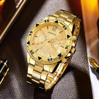 Reloj de cuarzo de cristal totalmente automático con esfera grande de alta gama y correa de acero para hombre - details 4