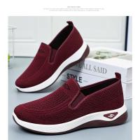 2025 primavera nuevos zapatos de tela para mujer, mocasines planos deportivos de alta calidad para mujer, zapatos planos para caminar de talla grande para mujer - details 4