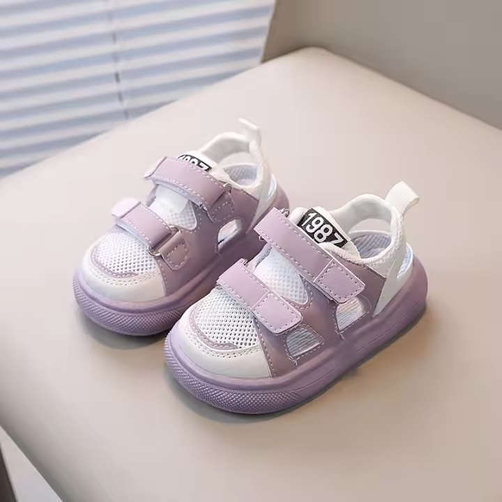 Nuevas Sandalias de Verano para Niños Zapatos de Piso de Malla Transpirable Suave para Bebés y Niñas - 1