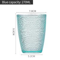 Vasos acrílicos reutilizables para beber, vasos de plástico irrompibles, aptos para lavavajillas, 270ML - details 5