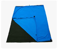 Saco de dormir de forro polar suave, manta de Camping ultraligera, sábanas de viaje al aire libre, tienda de campaña, cama cálida - details 7