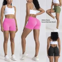 Shorts de Cintura Alta Sin Costuras para Entrenamiento Diseño V-back para Mujeres - details 6