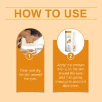 Crema de Ojos de Retinol de Jengibre Elimina Ojeras, Reduce Líneas Finas, Reduce Hinchazón, Ilumina y Firma la Piel - details 3