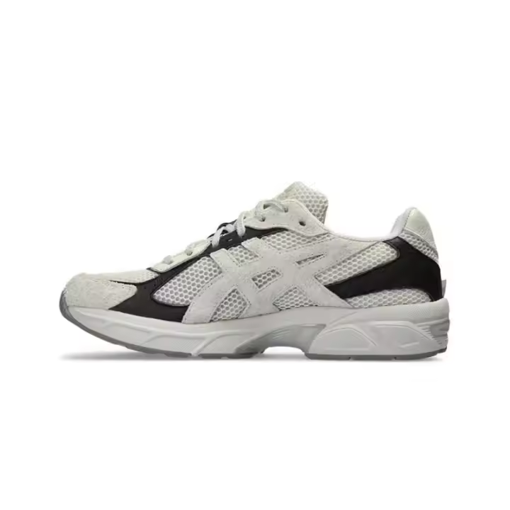 Retro gris claro casual absorción de choque antideslizante resistente al desgaste transpirable zapatos bajos para correr - 1