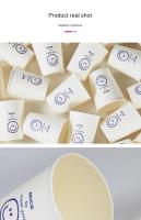 50 tazas de café desechables de 250ml para llevar, vasos de papel gruesos para té con leche, vasos para beber, vasos de papel desechables con tapas - details 6
