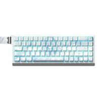 Teclas Nakano Miku de 64 teclas, bonita tapa con estampado lateral, perfil de cereza PBT, teclas para juegos, accesorios para teclado nical - details 3