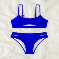 2025 nuevo traje de baño dividido sin tirantes para mujer, Bikini Sexy de playa, traje de baño de aguas termales - details 11