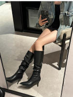 Nuevas botas de tacón fino para hombre pequeño pero botas de moda hasta la rodilla botas de mujer - details 28