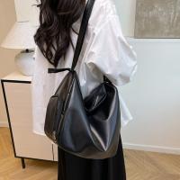 Bolso Hobo de Color sólido, bolso de hombro de piel sintética con cremallera, bolso cruzado multifunción impermeable, mochila para mujer - details 3