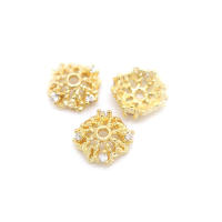 Accesorios de Joyería DIY de Alta Calidad Abalorios de Cuarzo de Brasa Dorada de 18K - details 30