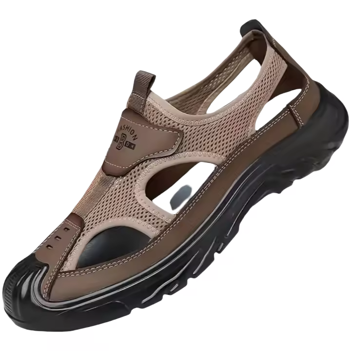 Sandalias Deportivas Transpirables para Hombres Zapatillas Casuales de Toda Temporada, Ligeras y Duraderas, Antideslizantes con Tejido Superior y Interior, Suela PU y Plantilla - 1