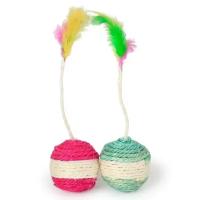 Juguete Interactivo de Sisal para Gatos Bola de Afilado para Gatitos Suministros de Mascotas - details 4