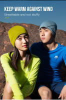 M39 gorro de punto deportivo para hombre y mujer, gorro de lana cálido, forro de terciopelo para correr, trotar, ciclismo y esquí, Invierno - details 2