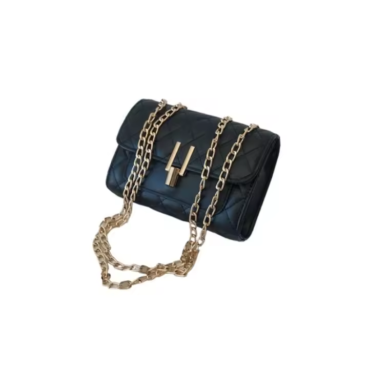 Elegante bolso de hombro de mujer acolchado en PU. Mini bolso cruzado con cremallera magnética. Ideal para desplazamientos diarios - 1