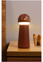 2025 New Rechargeable Desk Lamp Study Creative Touch Adjustable Solid Wood Voice Control Lamp Voice Control LED Sensor Living Room Smart Induction Desk Lamp - details 7