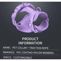 Correas de PVC para Perros Juego Trasero de 4 Piezas, Resistente a Mordiscos, Impermeable, Adecuado para Perros Grandes y Pequeños, Para Pecho y Espalda - details 1